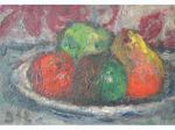 Composition Aux Fruits Oil Painting by Georges dEspagnat