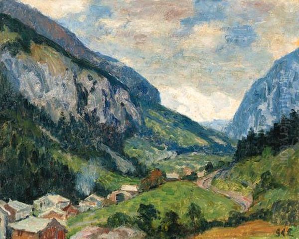 D'espagnat, G.
La Valle De Saint-nicolas Oil Painting by Georges dEspagnat