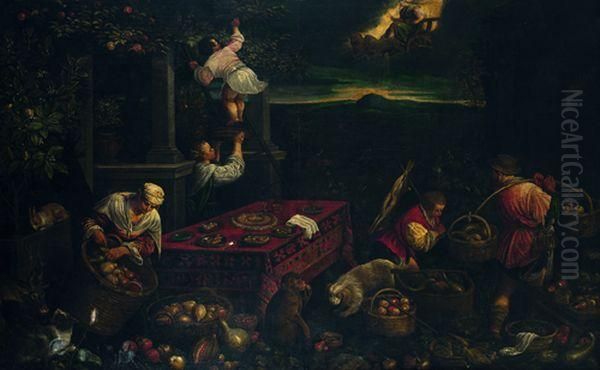 L'ete Oil Painting by Leandro Bassano