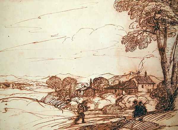 Landscape Oil Painting by Claude Lorrain (Claude Gellee)