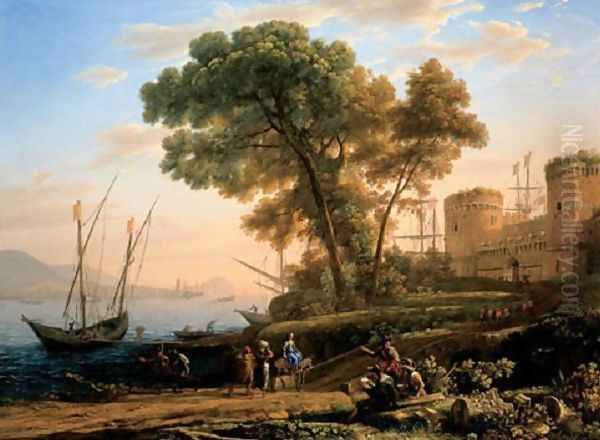 An Artist Studying Nature Oil Painting by Claude Lorrain (Claude Gellee)