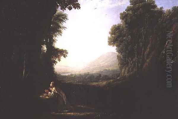 Landscape with the Repentant Magdalene Oil Painting by Claude Lorrain (Claude Gellee)