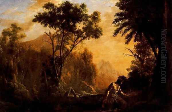 Landscape with San Onofre Oil Painting by Claude Lorrain (Claude Gellee)