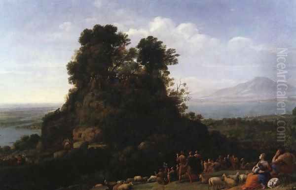The Sermon on the Mount 1656 Oil Painting by Claude Lorrain (Claude Gellee)
