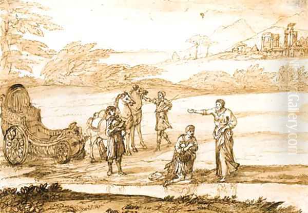 Untitled Oil Painting by Claude Lorrain (Claude Gellee)