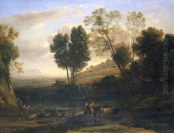 Sunrise possibly 1646 Oil Painting by Claude Lorrain (Claude Gellee)