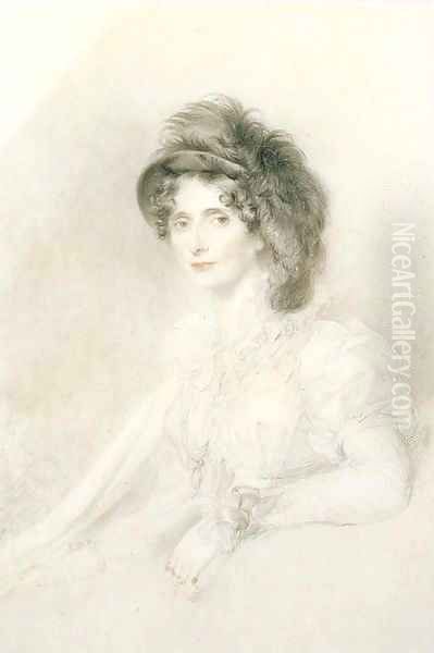 Portrait of Elizabeth, Duchess of Devonshire (1758-1824) Oil Painting by Sir Thomas Lawrence
