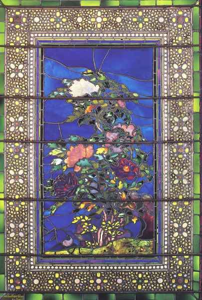 Peonnies Blown In The Wind Aka Peony In The Wind Oil Painting by John La Farge