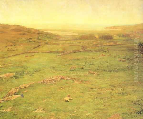 Paradise Valley Oil Painting by John La Farge