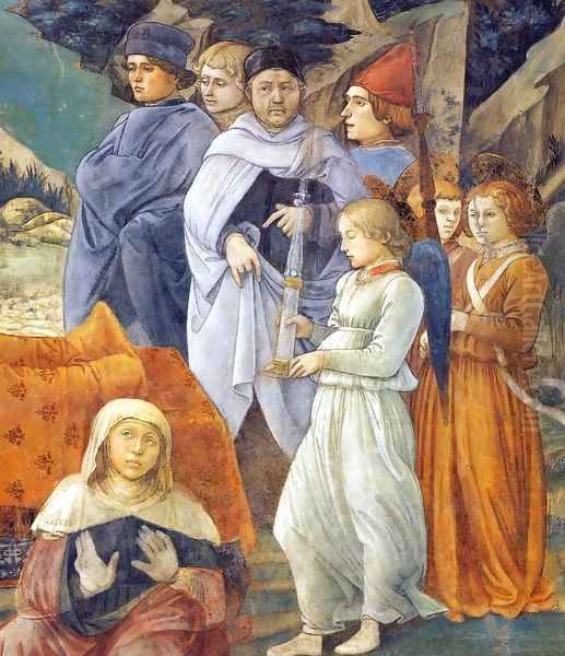 Death of the Virgin (detail) Oil Painting by Filippino Lippi