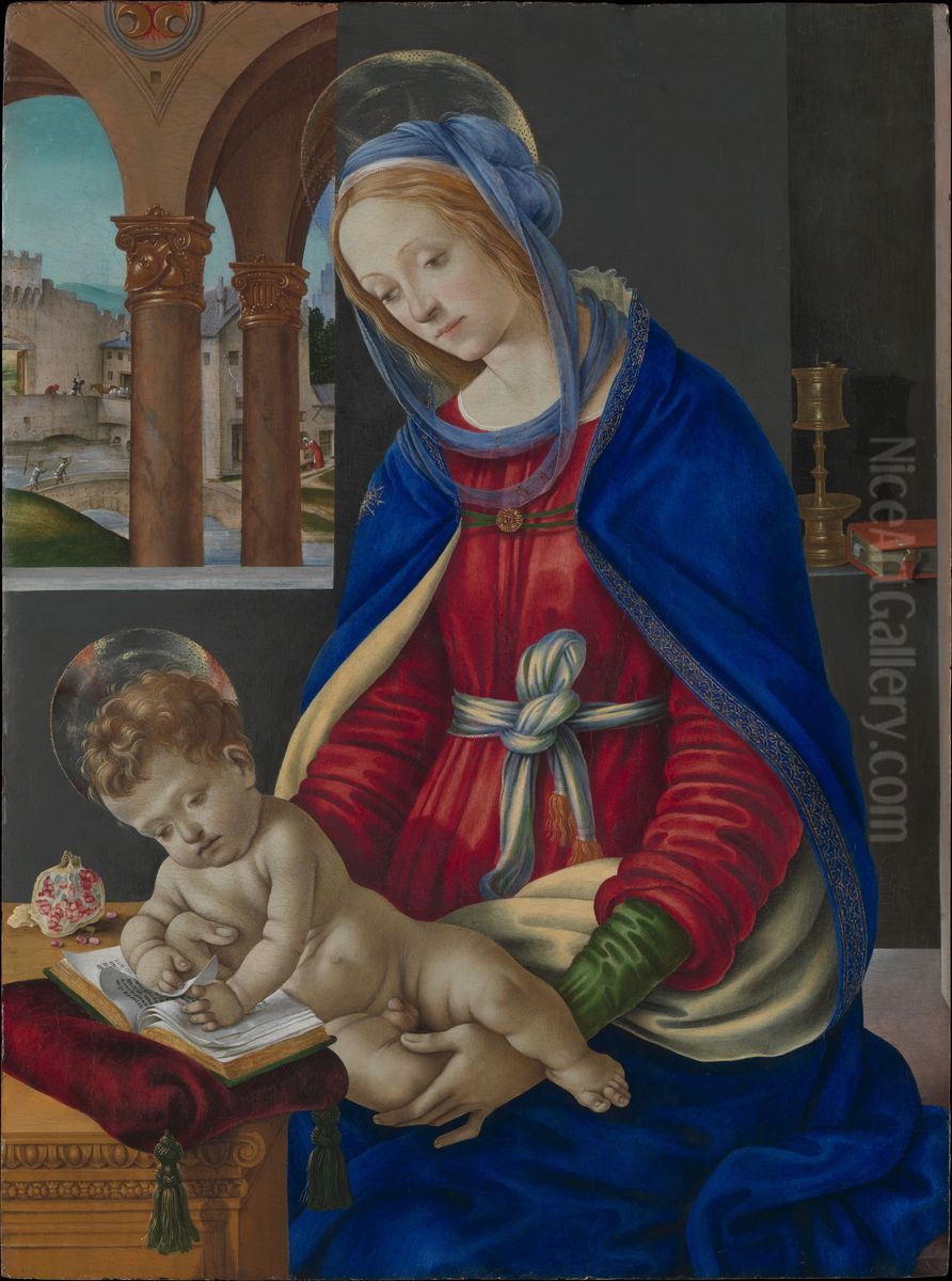 Madonna and Child Oil Painting by Filippino Lippi