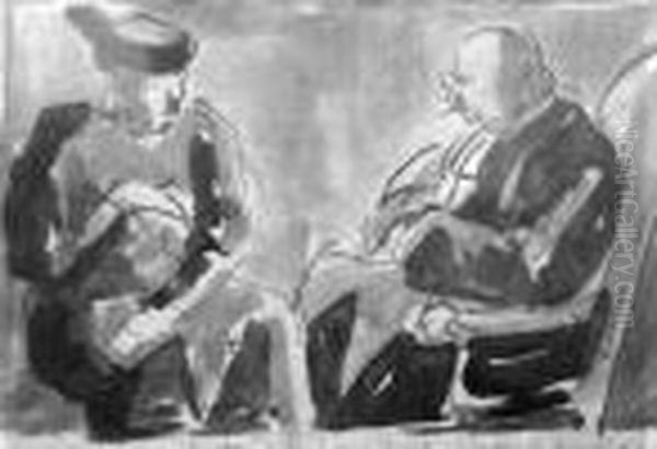  Le Recit De L'accident  Oil Painting by Pierre De Belay