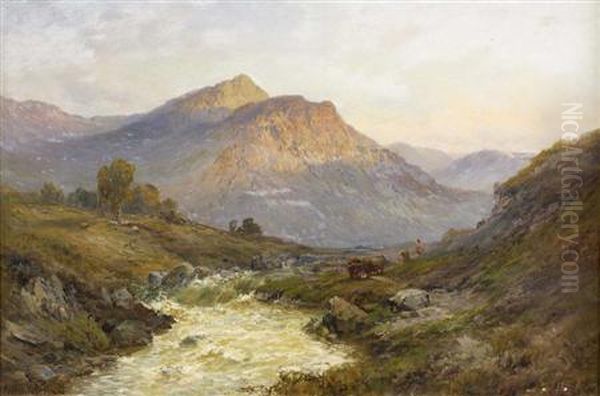 Homeward Bound Oil Painting by Alfred de Breanski