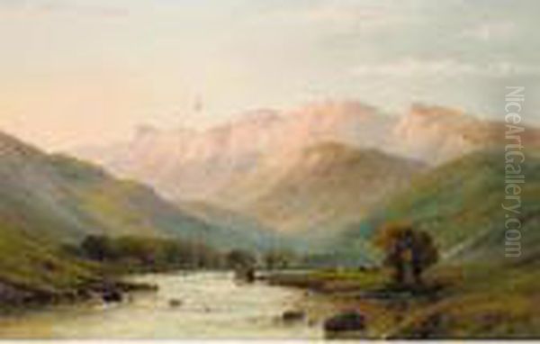 Signed; Signed And Inscribed On The Reverse, Oil On Canvas Oil Painting by Alfred Fontville De Breanski