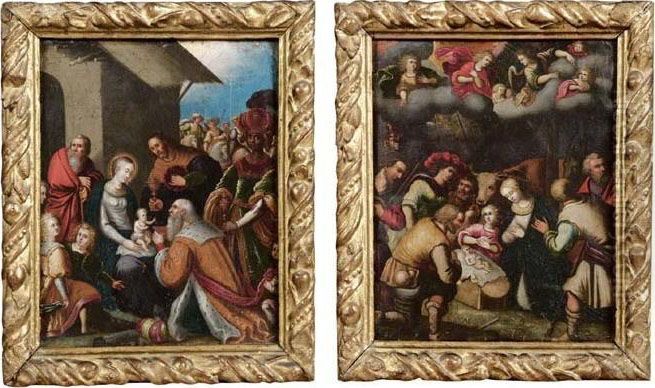 Untitled Oil Painting by Louis de Caullery