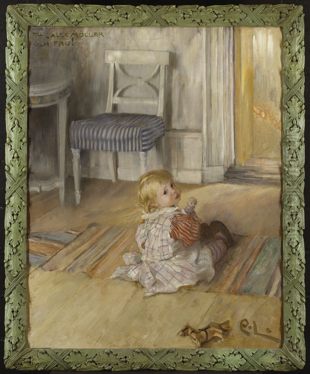 Pontus Oil Painting by Carl Larsson