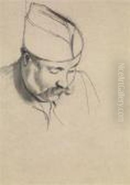 Le Chef De La Musique Oil Painting by Roger de La Fresnaye