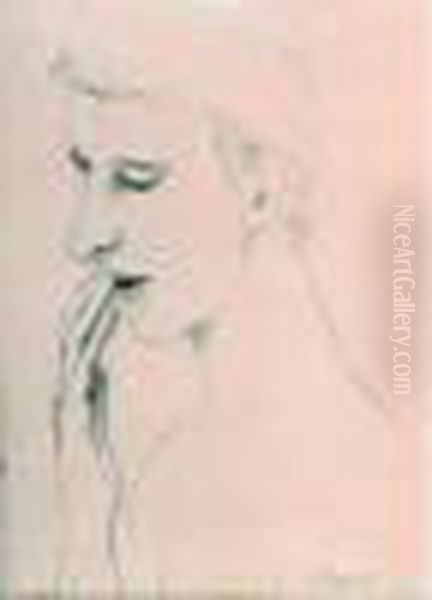  Portrait De Trois Quarts, 1921  Oil Painting by Roger de La Fresnaye