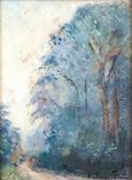 L'allee Cavaliere Oil Painting by Emmanuel De La Villeon