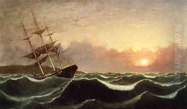 Sunset after Storm Oil Painting by Fitz Hugh Lane