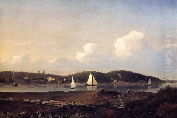 Fresh Water Cove from Dolliver's Neck, Glouster Oil Painting by Fitz Hugh Lane