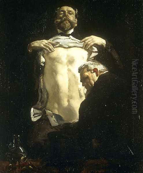 Chesney Street; The Doctor; Harley Street Oil Painting by George Lambert