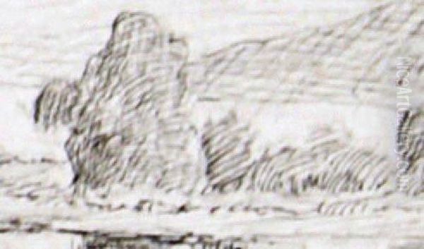 Corse, 
Le Campo Del Oro Oil Painting by Francois Richard De Montholon