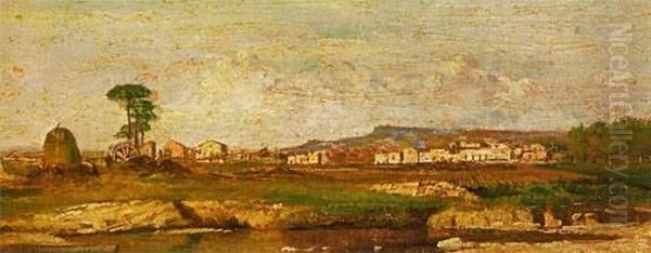 Paysage Oil Painting by Giuseppe de Nittis