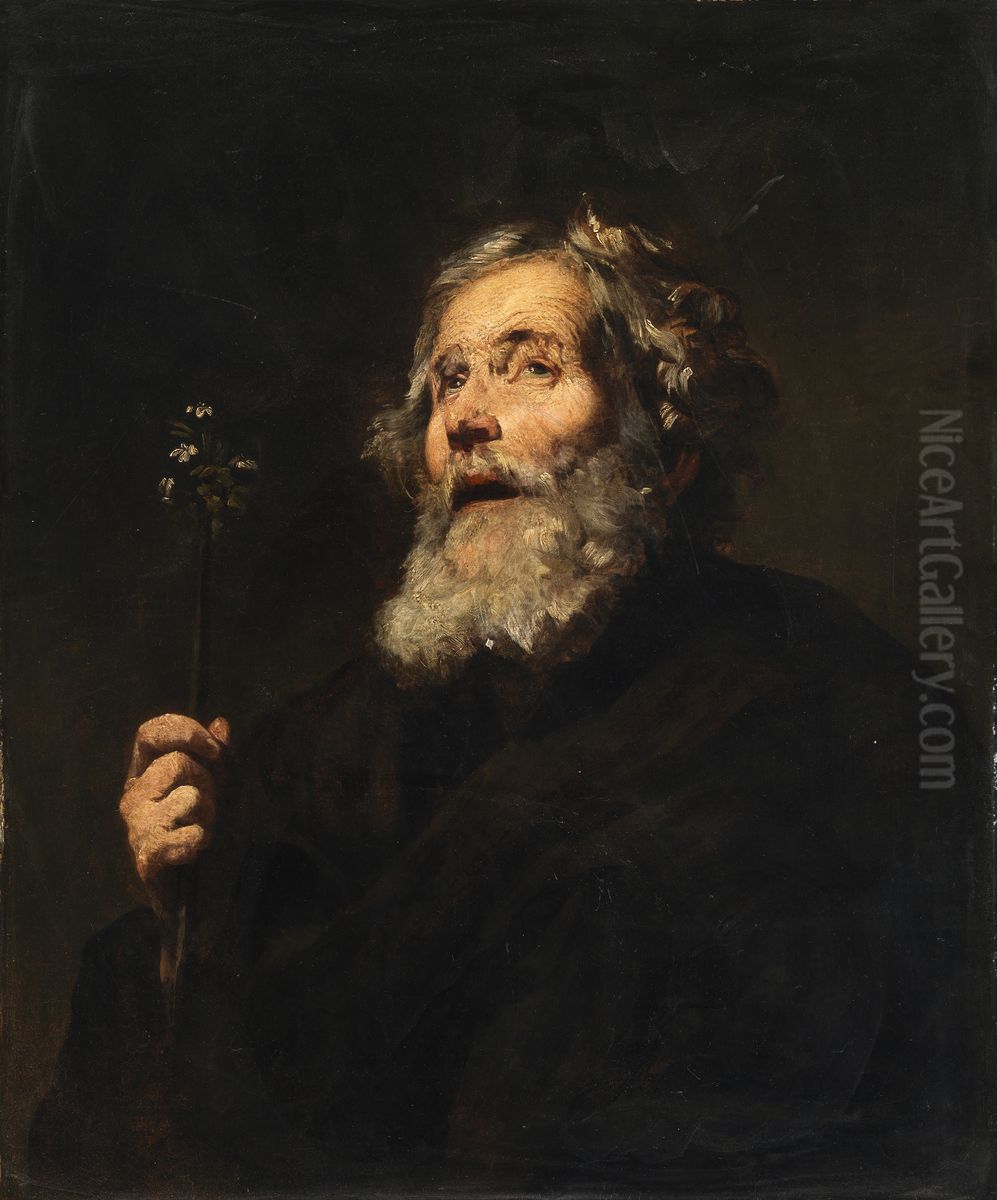 Saint Joseph Oil Painting by Jusepe de Ribera