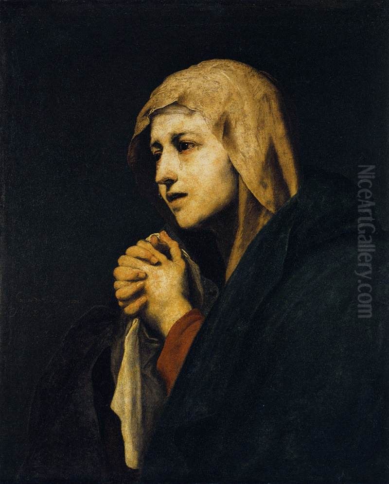 Mater Dolorosa Oil Painting by Jusepe de Ribera