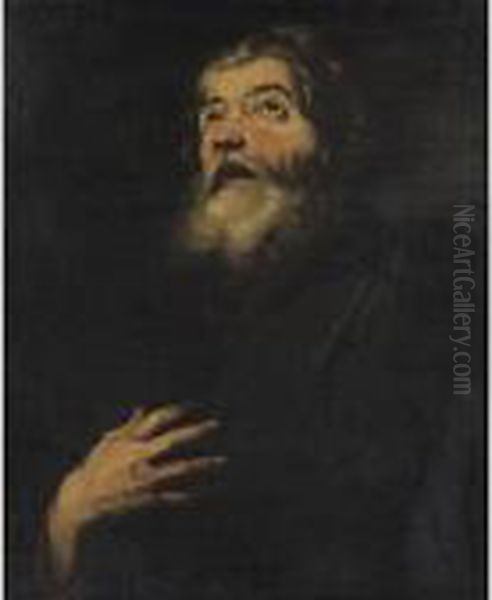 Property From A Private Collection, New York
 

 
 
 

 
 Saint Andrew Oil Painting by Jusepe de Ribera