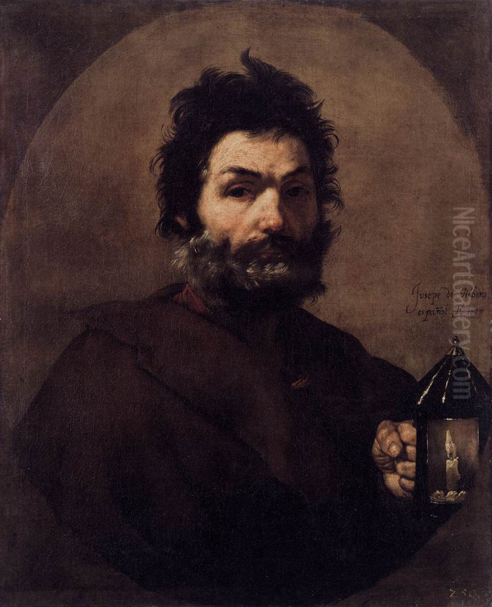 Diogenes Oil Painting by Jusepe de Ribera