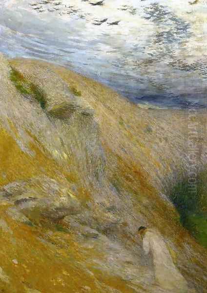 Orpheus Realizing the Loss of Eurydice Oil Painting by Henri Eugene Augustin Le Sidaner