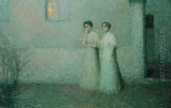 Susse Nacht Oil Painting by Henri Eugene Augustin Le Sidaner