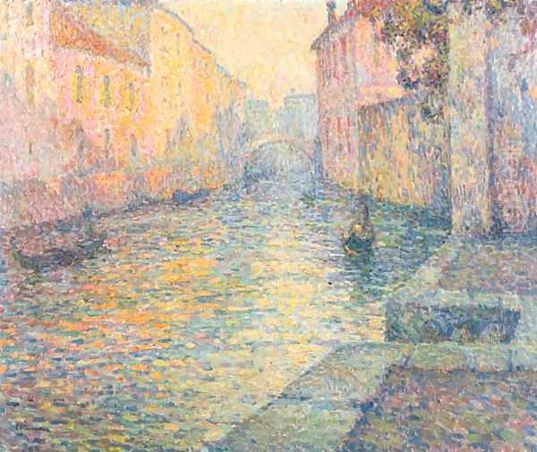 Clair de lune, Venise Oil Painting by Henri Eugene Augustin Le Sidaner