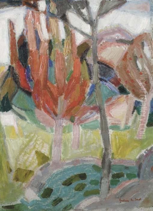 The Vondelpark, Amsterdam Oil Painting by Gustave De Smet