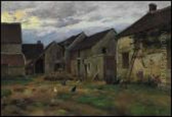 La Ferme Oil Painting by Marc Aurele de Roy Suzor-Cote