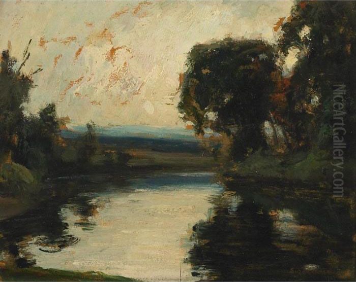 Bords De La Riviere Nicolet Oil Painting by Marc Aurele de Roy Suzor-Cote