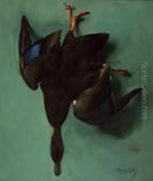 Nature Morte Au Canard Oil Painting by Marc Aurele de Roy Suzor-Cote