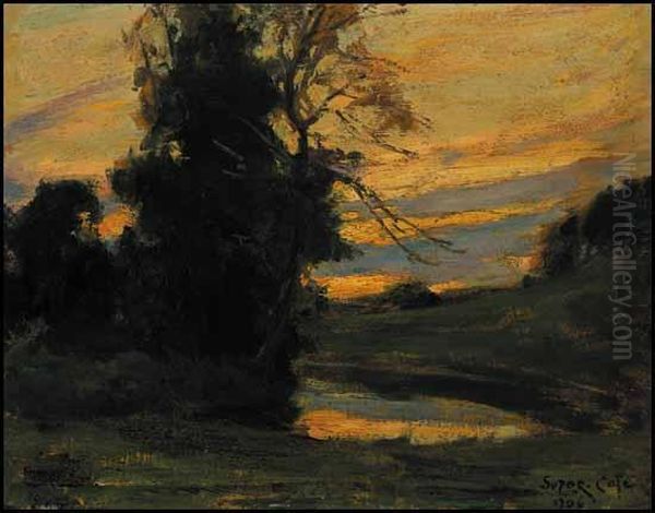 Le Petit Lac Lasante, Arthabaska Oil Painting by Marc Aurele de Roy Suzor-Cote