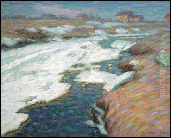 Paysage De Printemps, Arthabaska Oil Painting by Marc Aurele de Roy Suzor-Cote