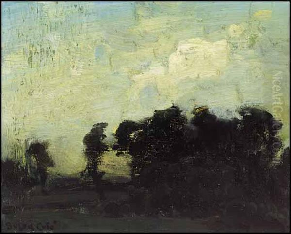 Paysage - Environs D'arthabaska, Pq Oil Painting by Marc Aurele de Roy Suzor-Cote