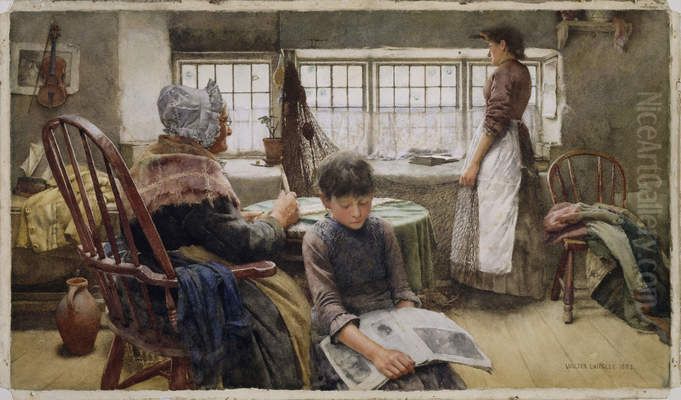 Memories Oil Painting by Walter Langley