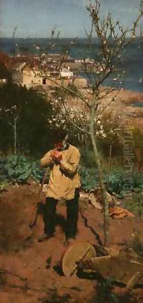 The Sunny South Oil Painting by Walter Langley