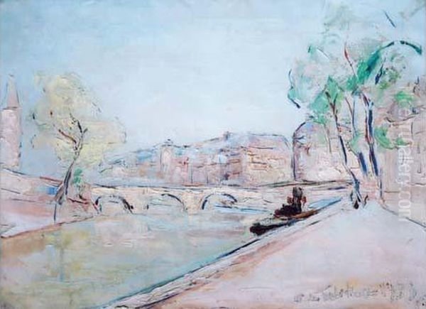 Huile Sur Toile Oil Painting by Vladimir De Terlikowski