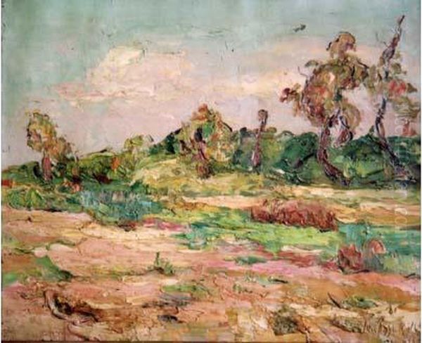 Huile Sur Toile Oil Painting by Vladimir De Terlikowski