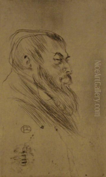 Tristan Bernard Oil Painting by Henri De Toulouse-Lautrec