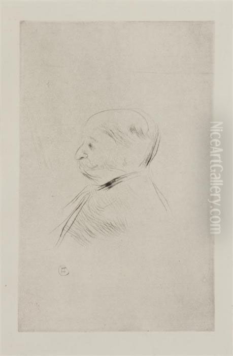 Portrait Des Monsieur X Oil Painting by Henri De Toulouse-Lautrec