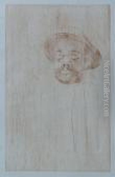 Bildnis Des Henri Somm Oil Painting by Henri De Toulouse-Lautrec