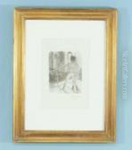 Au Pieddu Sinai:schlome
Fuss A La Synague Oil Painting by Henri De Toulouse-Lautrec